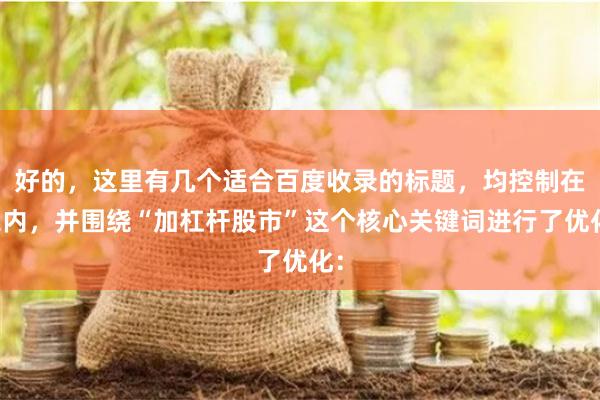 好的，这里有几个适合百度收录的标题，均控制在以内，并围绕“加杠杆股市”这个核心关键词进行了优化：