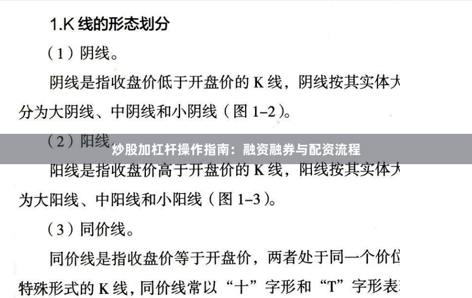 炒股加杠杆操作指南：融资融券与配资流程